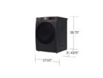 7.5 cu. ft. Smart Gas Dryer with Steam Sanitize+ and Sensor Dry in Brushed Black - Image 2